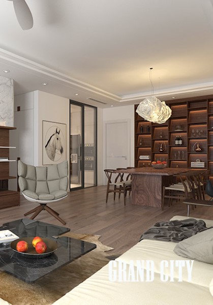  Thiết kế nội thất hiện đại tại chung cư Grand City