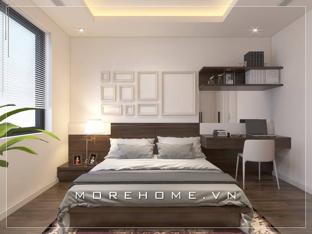 Giường ngủ chung cư gỗ công nghiệp Giường ngủ chung cư gỗ công nghiệp